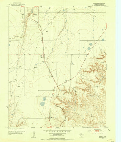 United States Geological Survey Pringle, TX (1953, 24000-Scale) digital map