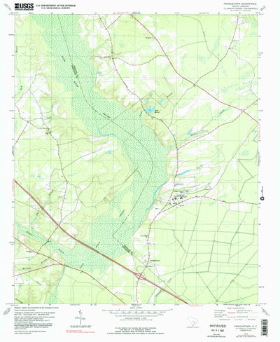 United States Geological Survey Pringletown, SC (1979, 24000-Scale) digital map