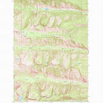 United States Geological Survey Printz Ridge, MT (1966, 24000-Scale) digital map