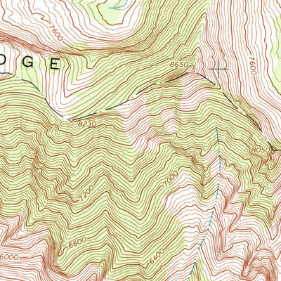 United States Geological Survey Printz Ridge, MT (1966, 24000-Scale) digital map