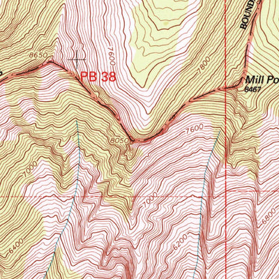 United States Geological Survey Printz Ridge, MT (1998, 24000-Scale) digital map