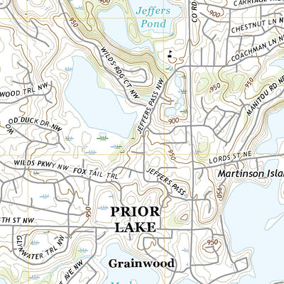 United States Geological Survey Prior Lake, MN (2022, 24000-Scale) digital map