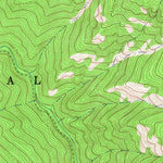 United States Geological Survey Priscilla Peak, MT (1964, 24000-Scale) digital map