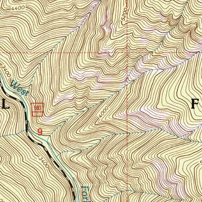 United States Geological Survey Priscilla Peak, MT (1999, 24000-Scale) digital map