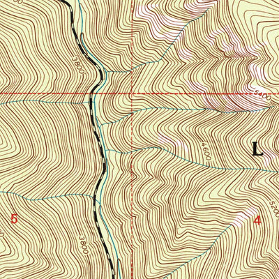 United States Geological Survey Priscilla Peak, MT (1999, 24000-Scale) digital map