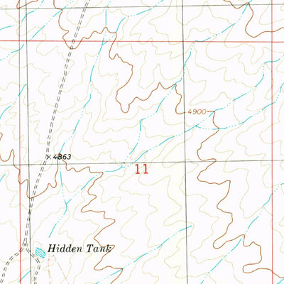 United States Geological Survey Prisor Well, NM (1981, 24000-Scale) digital map