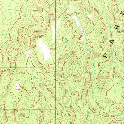 United States Geological Survey Pritchards Station, NV (1968, 62500-Scale) digital map