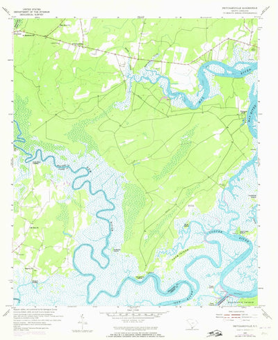 United States Geological Survey Pritchardville, SC (1955, 24000-Scale) digital map