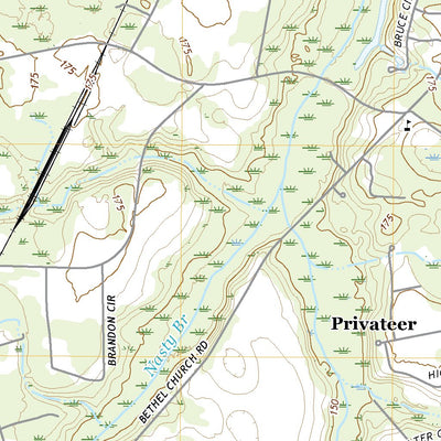United States Geological Survey Privateer, SC (2020, 24000-Scale) digital map