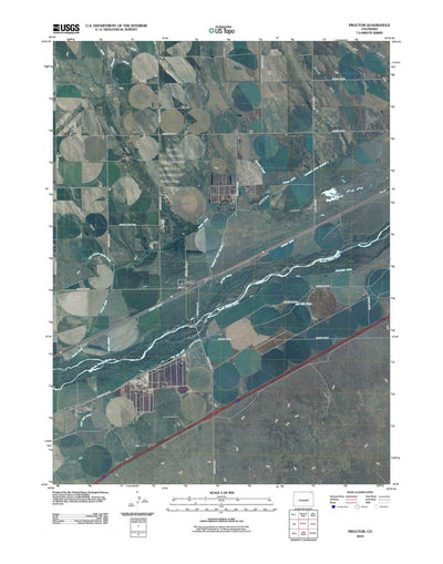 United States Geological Survey Proctor, CO (2010, 24000-Scale) digital map