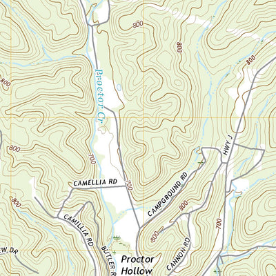United States Geological Survey Proctor Creek, MO (2021, 24000-Scale) digital map