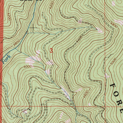 United States Geological Survey Proctor, MT (1994, 24000-Scale) digital map