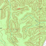 United States Geological Survey Proctor, OK (1972, 24000-Scale) digital map