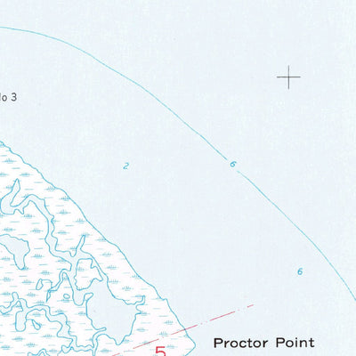 United States Geological Survey Proctor Point, LA (1968, 24000-Scale) digital map