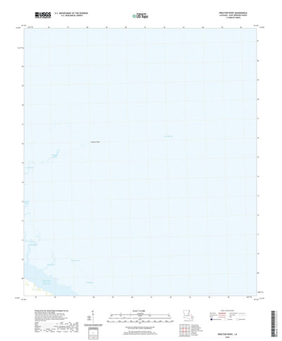 United States Geological Survey Proctor Point, LA (2020, 24000-Scale) digital map