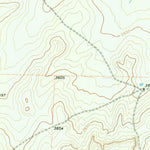 United States Geological Survey Proctor Ranch, TX (1971, 24000-Scale) digital map