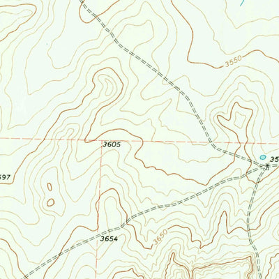 United States Geological Survey Proctor Ranch, TX (1971, 24000-Scale) digital map