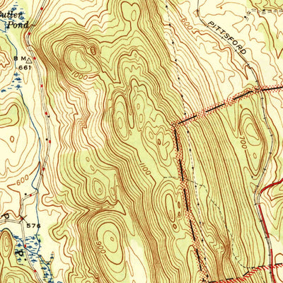 United States Geological Survey Proctor, VT (1944, 31680-Scale) digital map