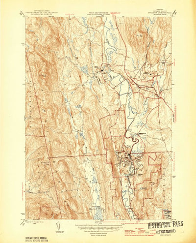 United States Geological Survey Proctor, VT (1946, 31680-Scale) digital map