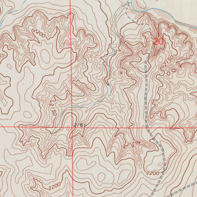 United States Geological Survey Proffitt Lake, KS (1972, 24000-Scale) digital map