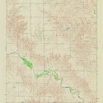 United States Geological Survey Proffitt Lake SW, KS-OK (1972, 24000-Scale) digital map