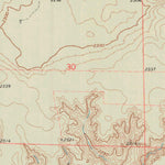 United States Geological Survey Proffitt Lake SW, KS-OK (1972, 24000-Scale) digital map