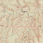 United States Geological Survey Proffitt Lake SW, KS-OK (1972, 24000-Scale) digital map