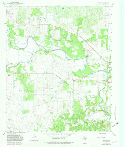 United States Geological Survey Proffitt, TX (1966, 24000-Scale) digital map