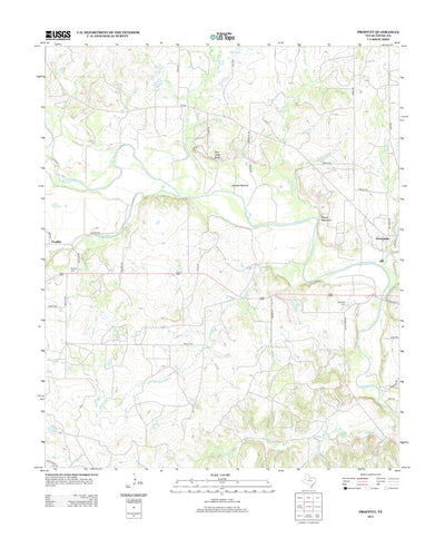 United States Geological Survey Proffitt, TX (2013, 24000-Scale) digital map