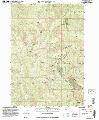 United States Geological Survey Profile Gap, ID (2004, 24000-Scale) digital map