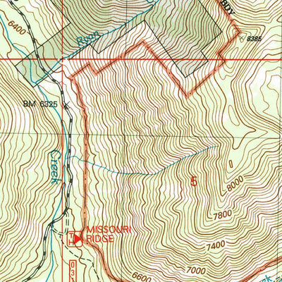 United States Geological Survey Profile Gap, ID (2004, 24000-Scale) digital map