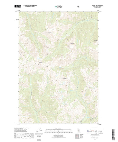 United States Geological Survey Profile Gap, ID (2020, 24000-Scale) digital map