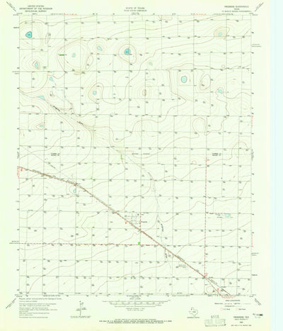 United States Geological Survey Progress, TX (1963, 24000-Scale) digital map