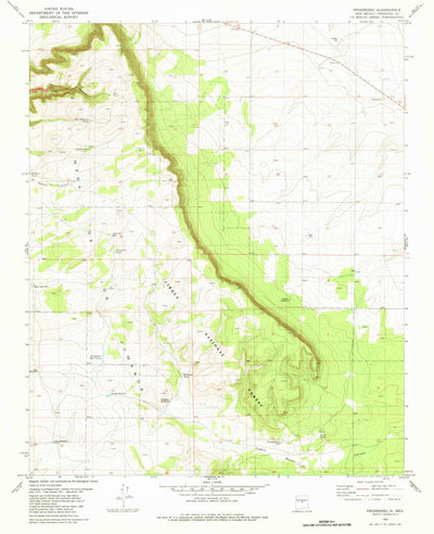 United States Geological Survey Progresso, NM (1981, 24000-Scale) digital map