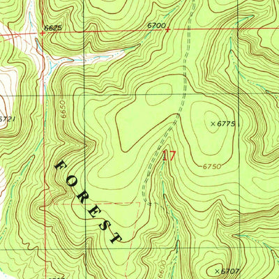 United States Geological Survey Progresso, NM (1981, 24000-Scale) digital map