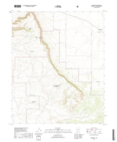 United States Geological Survey Progresso, NM (2020, 24000-Scale) digital map
