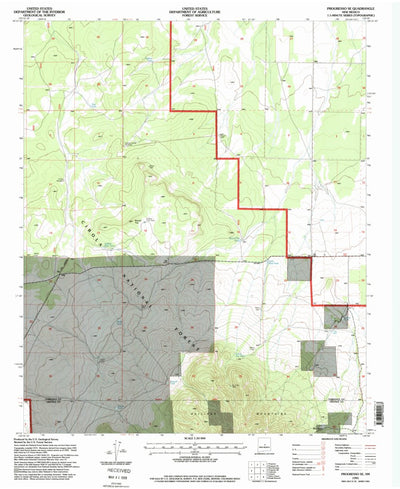 United States Geological Survey Progresso SE, NM (1995, 24000-Scale) digital map