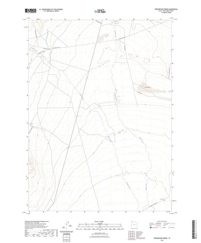 United States Geological Survey Prohibition Spring, UT (2023, 24000-Scale) digital map
