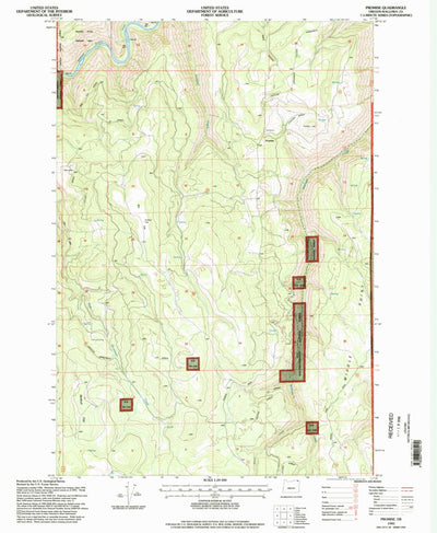 United States Geological Survey Promise, OR (1995, 24000-Scale) digital map