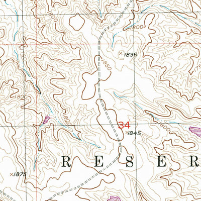 United States Geological Survey Promise, SD (1951, 24000-Scale) digital map