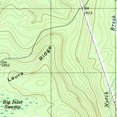 United States Geological Survey Promised Land, PA (1997, 24000-Scale) digital map