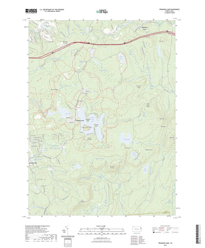 United States Geological Survey Promised Land, PA (2023, 24000-Scale) digital map