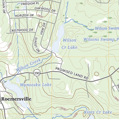 United States Geological Survey Promised Land, PA (2023, 24000-Scale) digital map