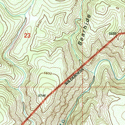 United States Geological Survey Promontory Butte, AZ (1998, 24000-Scale) digital map