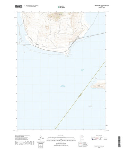 United States Geological Survey Promontory Point, UT (2020, 24000-Scale) digital map