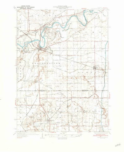 United States Geological Survey Prophetstown, IL (1936, 62500-Scale) digital map