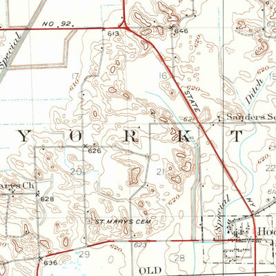 United States Geological Survey Prophetstown, IL (1936, 62500-Scale) digital map