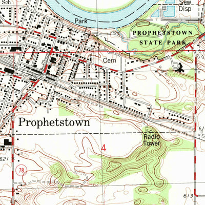 United States Geological Survey Prophetstown, IL (1982, 24000-Scale) digital map