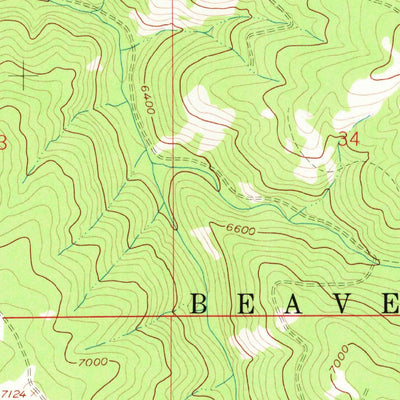 United States Geological Survey Proposal Rock, MT (1962, 24000-Scale) digital map