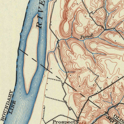 United States Geological Survey Prospect, KY-IN (1905, 62500-Scale) digital map